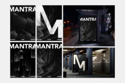 mantra club poster design